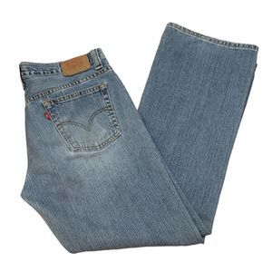 Levi’s Vintage 526 Jeans Womens 12 Nouveau Low Slouch Straight Baggy Blue Denim